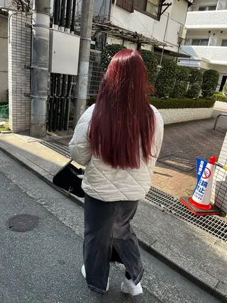 ロング ROSSO Hair＆SPA  香椎宮前店所属・SHIINA 香椎宮前店のヘアスタイル