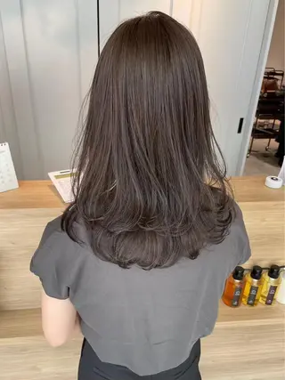 ミディアム カラー 神戸ボブ✂️ ioe三宮/田 伸佳のヘアスタイル