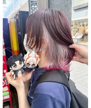 ショート カラー GARU-ガル-所属・TSUNO🦖 派手髪/オタク美容師のヘアスタイル