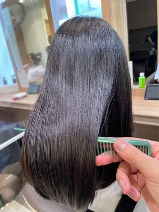 ロング 髪質改善・縮毛矯正 Taijuのヘアスタイル