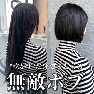 ショート Hair&Make Allure所属・塩谷康生/髪質改善 /ボブ/縮毛矯正のヘアスタイル