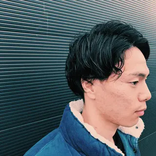 ミディアム 斉田 大輝のヘアスタイル