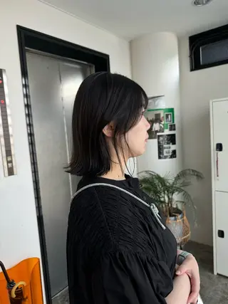 ミディアム 大迫 江梨のヘアスタイル