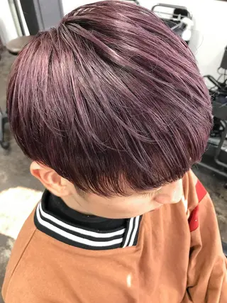 ショート カラー メンズ メンズパーマ メンズ特化ryoのヘアスタイル