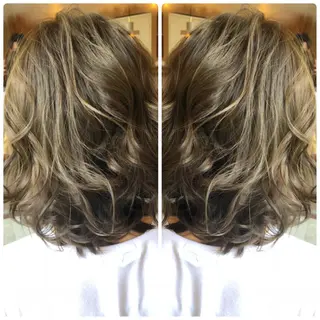 ミディアム カラー 小山内 龍一郎 店長のヘアスタイル