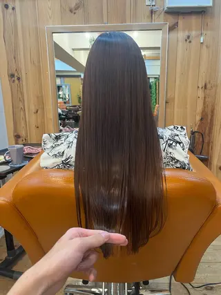 ロング ⚪️髪質改善 縮毛 店長 コウ⚪️のヘアスタイル