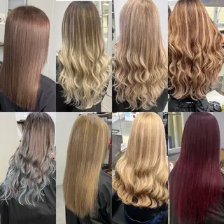 ロング エクステ＆カラー 特化F-card上通のヘアスタイル