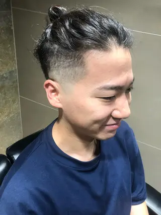 ショート パーマ メンズ 寺本 竜也のヘアスタイル