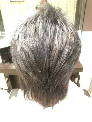 ショート カラー メンズ アンドウ ユウ/ レイヤーカット/韓国のヘアスタイル