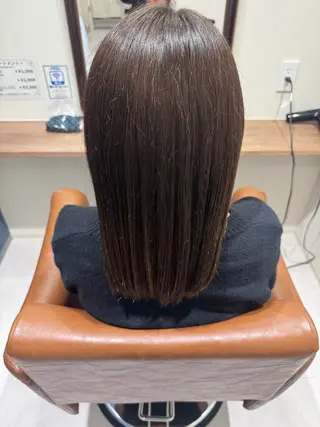 セミロング カラー 松島 hairのヘアスタイル