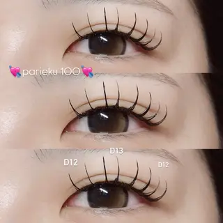 マツエク・マツパ Mell Yuuna ♡パリエク /束感のマツエク・マツパデザイン