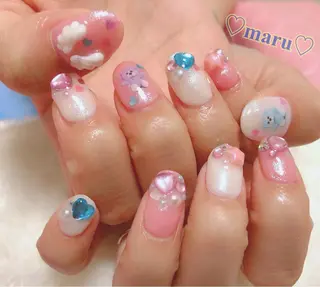 ネイル まるみ ♡のネイルデザイン