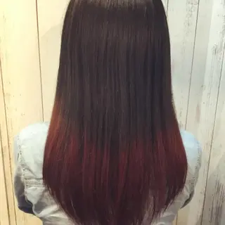 セミロング カラー embrace エンブレイスのヘアスタイル