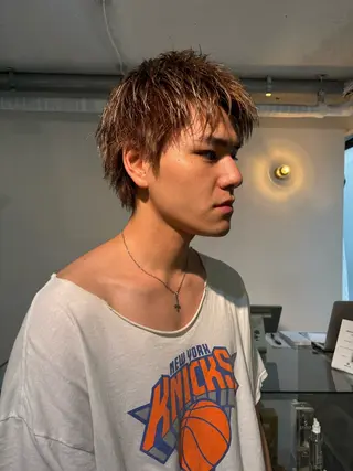 カラー メンズ sakura🌸 レイヤー/韓国ヘアのヘアスタイル