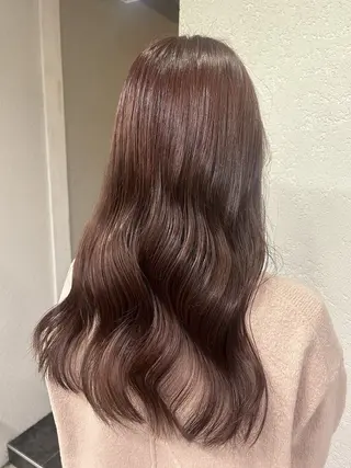 セミロング カラー 💗モテガーリー💗 rumi♡のヘアスタイル