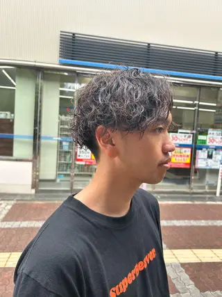 ショート パーマ メンズ 福村 彩夏のヘアスタイル