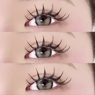 マツエク・マツパ 大阪梅田 SAKI 韓国風束感まつ毛のマツエク・マツパデザイン