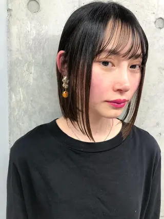 ミディアム ヘアアレンジ rii-🩰 トレンド韓国ヘアのヘアスタイル