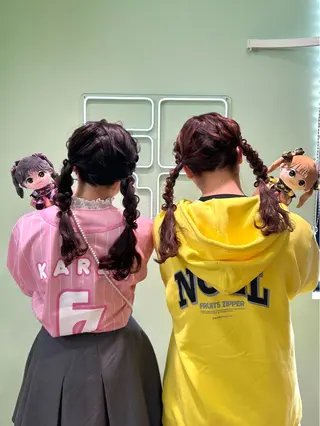 ヘアアレンジ 🎀透明感カラー🎀 ヘアメ／mikotoのヘアスタイル