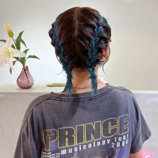 ショート カラー 🎀ダブルカラー/ ピンク×ガーリー🎀のヘアスタイル