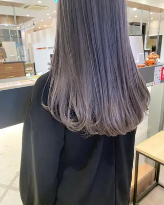 ロング 💎【髪質改善カラー 艶髪×縮毛矯正】💎のヘアスタイル