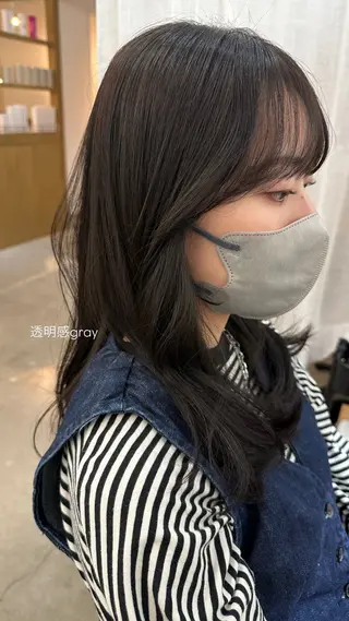 セミロング lelu所属・lelu / 佐々木のヘアスタイル