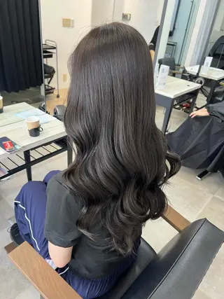 ロング カラー 🥀韓国ヘア🥀 宮津真菜のヘアスタイル