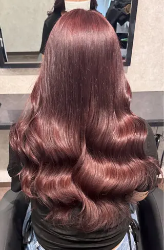 ロング カラー ~tie.hair salon所属・Ryoka🌼倉敷/ ハイトーン/レイヤーのヘアスタイル