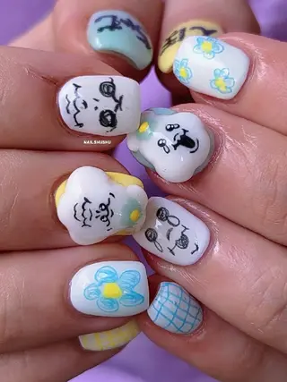 ネイル 3dパーツ/流行り 👧shushu❤️のネイルデザイン