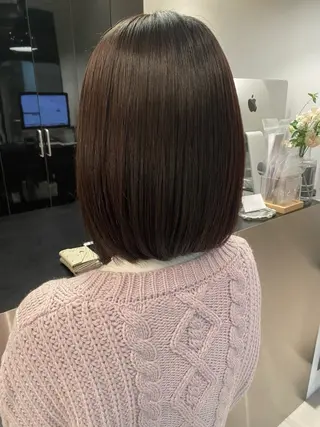 セミロング カラー riria/ボブ /ブラウンカラー🎀のヘアスタイル