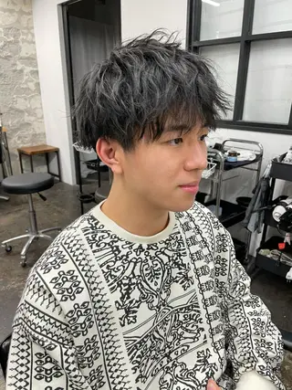ショート メンズ メンズパーマ メンズ特化ryoのヘアスタイル