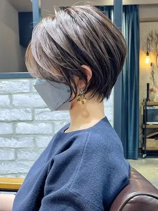 ショート 銀座ショート 西一治のヘアスタイル