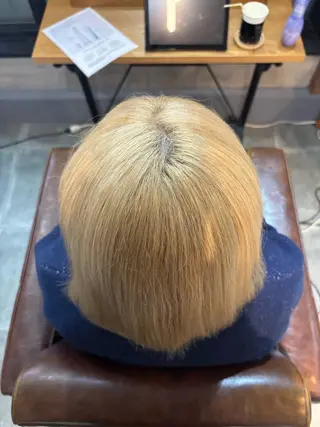 ミディアム カラー 佐々木 將翔のヘアスタイル