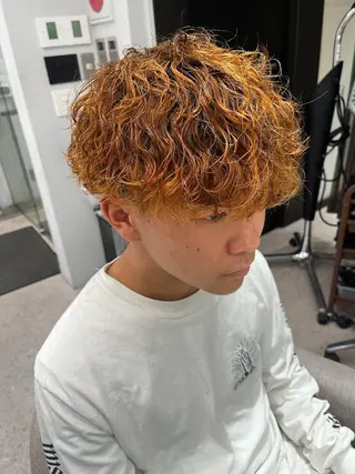 パーマ メンズ 🍐シャドウパーマ メンズ特化/守岡🍐のヘアスタイル