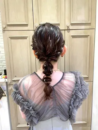 ロング 🥀暖色/エクステ/ ヘアメ/横浜/かなこのヘアスタイル