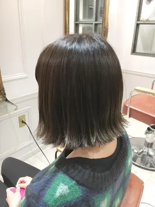 ミディアム カラー gite カワムラナオキのヘアスタイル