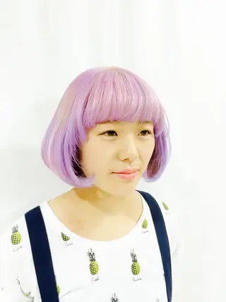 ショート カラー ハイトーン特化🤍 浦住のヘアスタイル