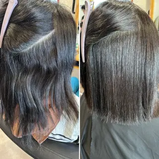 ミディアム affect 上大岡所属・《髪質改善・縮毛矯正 /ブリーチ》坂本爽のヘアスタイル