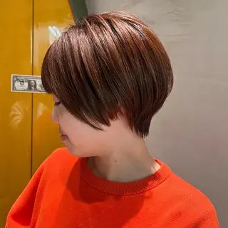 ショート カラー 💖ボブ/ショート 似合わせ/美波💖のヘアスタイル