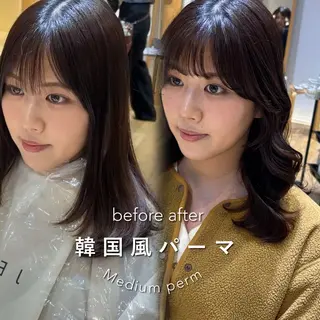 パーマ 韓国風ヘア/パーマ ♡あゆのヘアスタイル