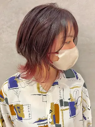 ミディアム カラー ハルキ/ 髪質改善のヘアスタイル