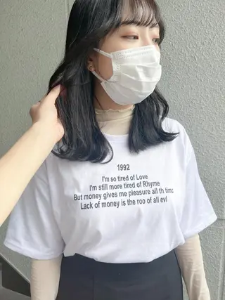 ミディアム カラー カラーパティシエ facce🌼ikoのヘアスタイル