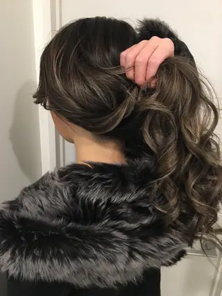 ロング カラー 🌈評価No.1🌈 艶髪カラー❌エクステのヘアスタイル