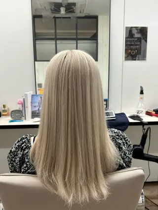 ロング カラー パーマ/艶カラー/ Rukiaのヘアスタイル