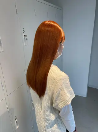 ロング カラー 店長　MANAMI ／ブリーチ／骨格ボブのヘアスタイル