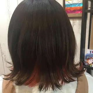 ミディアム カラー embrace エンブレイスのヘアスタイル