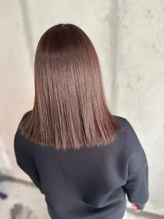 ミディアム カラー Mariana雛/ 西大分/ハイライトのヘアスタイル