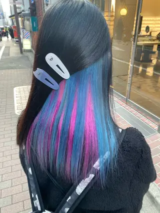 セミロング まとまる ボブ矯正のヘアスタイル