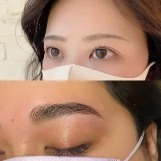 マツエク・マツパ アイブロウ 西川 菜見子のマツエク・マツパデザイン