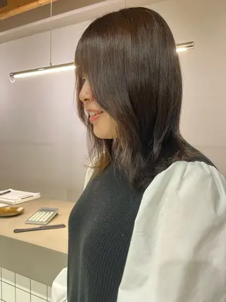 ミディアム カラー haruki所属・高木 陽菜のヘアスタイル